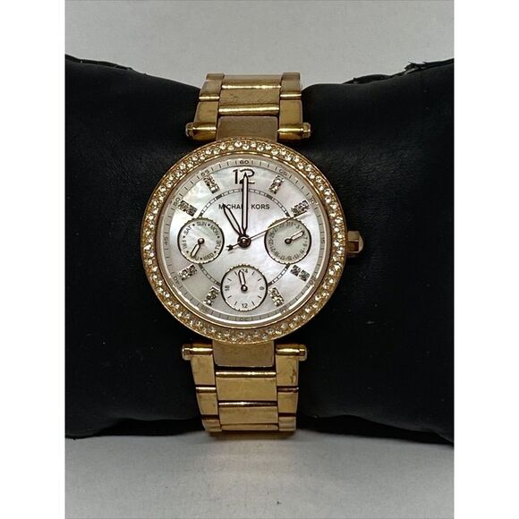 Michael Kors Parker MK5616 Women's Rose Gold Stainless Steel Analog Watch MP321 - Picture 1 of 12